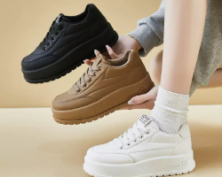 簡約厚底休閒鞋